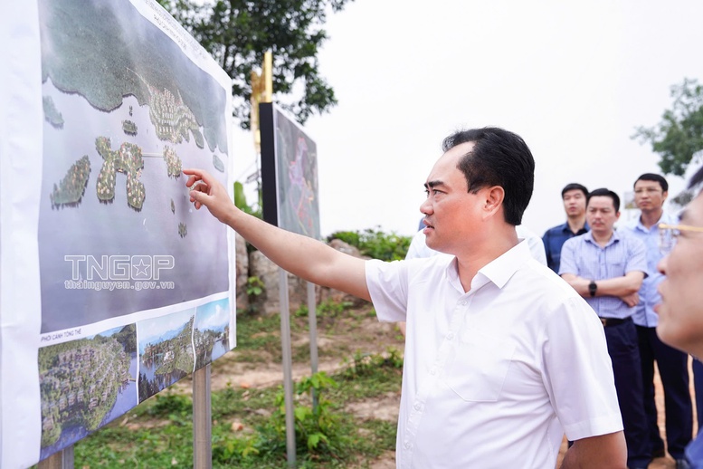 Đốc thúc tiến độ các dự án trọng điểm trên địa bàn tỉnh Thái Nguyên- Ảnh 1.