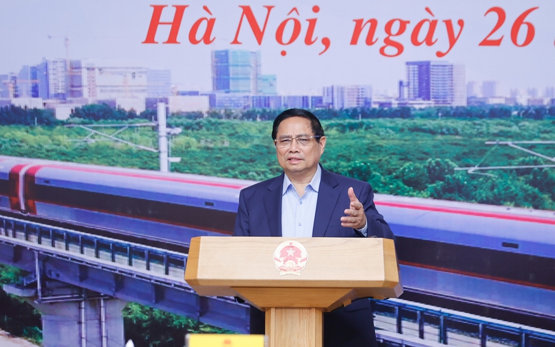 Thủ tướng: Khẩn trương trình Quốc hội các cơ chế đặc thù thống nhất cho tất cả các dự án đường sắt