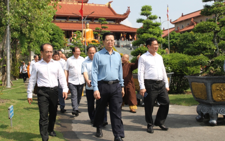 Phó Thủ tướng Mai Văn Chính khảo sát công tác chuẩn bị cho Đại lễ Phật đản Vesak Liên Hợp Quốc 2025