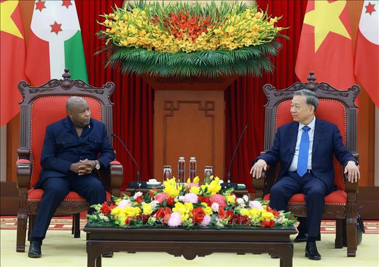 Tổng Bí thư Tô Lâm tiếp Tổng thống Cộng hòa Burundi- Ảnh 2.