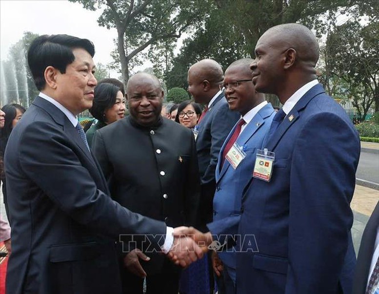 Chủ tịch nước Lương Cường chủ trì lễ đón chính thức Tổng thống Burundi- Ảnh 5.