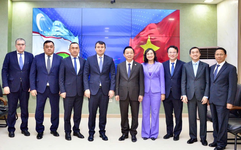 Phó Thủ tướng Trần Hồng Hà gặp Phó Thủ tướng Uzbekistan