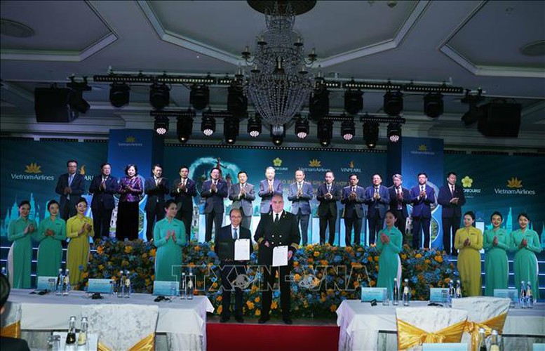 Tổng Bí thư Tô Lâm dự Lễ công bố đường bay thẳng Hà Nội - Moskva tại Liên bang Nga- Ảnh 2.