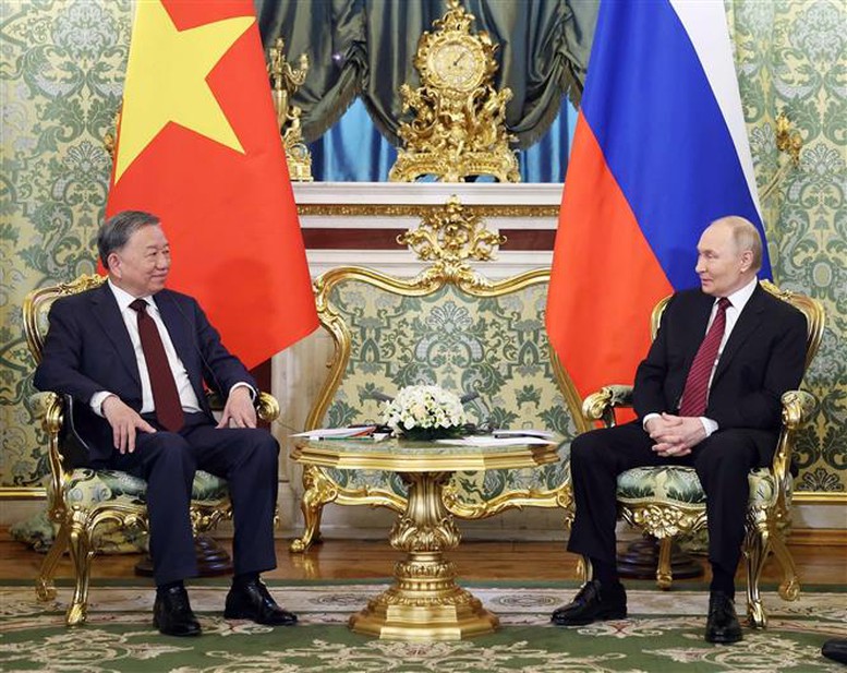 Tổng Bí thư Tô Lâm hội đàm với Tổng thống Nga Vladimir Putin- Ảnh 2.