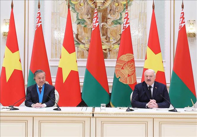 Tuyên bố chung về việc thiết lập quan hệ Đối tác Chiến lược Việt Nam-Belarus- Ảnh 6.