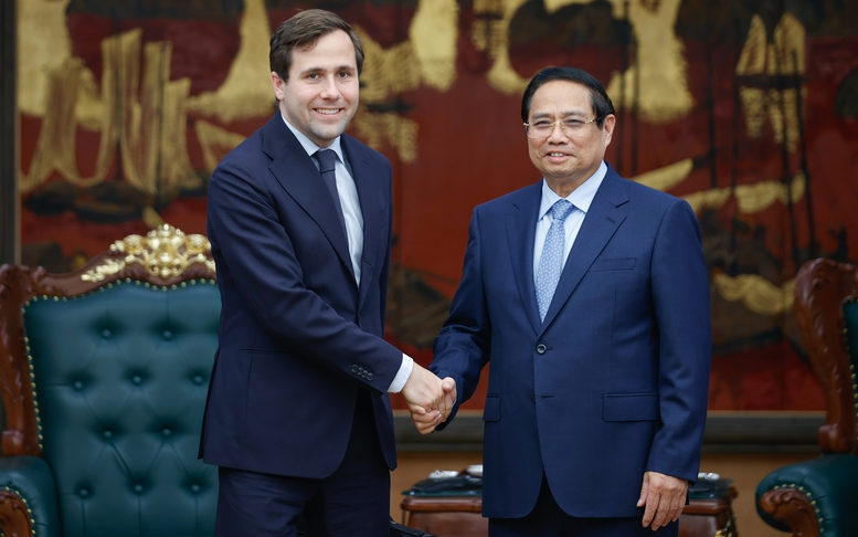 Thủ tướng Phạm Minh Chính tiếp Bộ trưởng Hợp tác phát triển quốc tế và Ngoại thương Thụy Điển