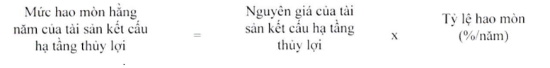 Hệ thống kết cấu hạ tầng thủy lợi hoàn chỉnh có thời gian tính hao mòn từ 20-80 năm- Ảnh 2.