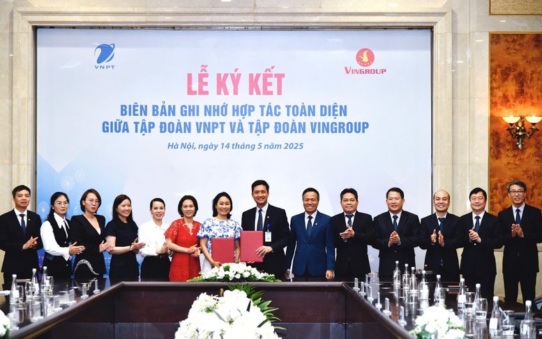 VNPT và Vingroup 'bắt tay' thúc đẩy chuyển đổi số, chuyển đổi xanh