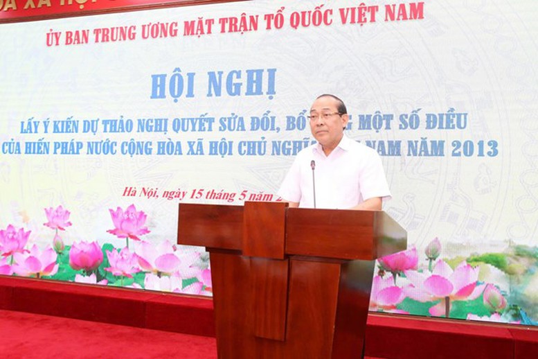 MTTQ Việt Nam lấy ý kiến tham gia sửa đổi Hiến pháp- Ảnh 2.