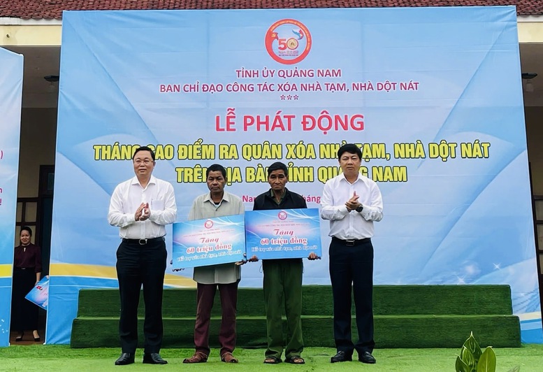 Quảng Nam quyết tâm về đích xóa nhà tạm, nhà dột nát trước 1/9- Ảnh 2.