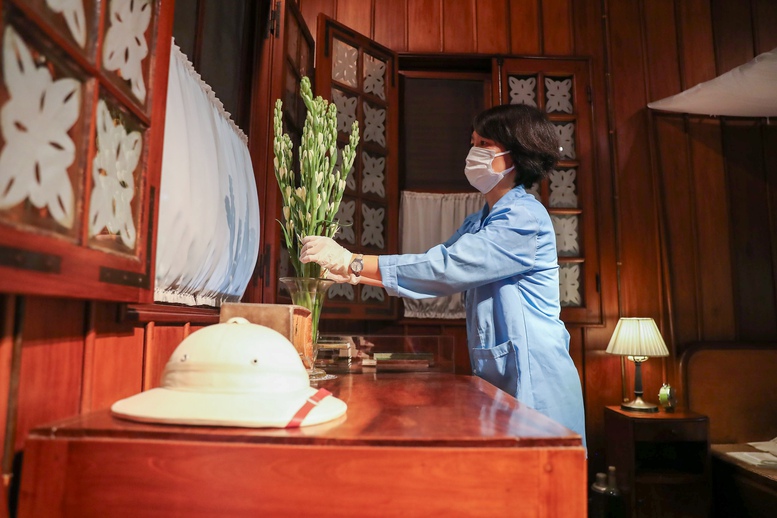 Sáng tháng 5 cùng những người thầm lặng chăm sóc Khu di tích Chủ tịch Hồ Chí Minh tại Phủ Chủ tịch- Ảnh 4.
