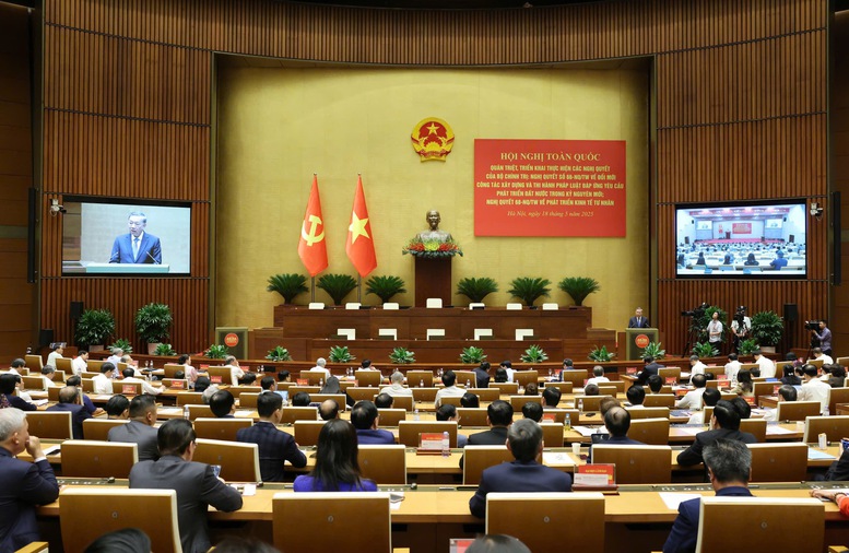 Tổng Bí thư Tô Lâm: Bốn Nghị quyết đột phá là 'Bộ tứ trụ cột' đưa đất nước bước vào kỷ nguyên mới- Ảnh 4.