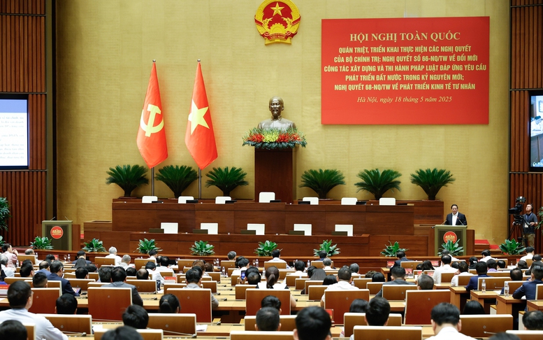 Hội nghị toàn quốc quán triệt, triển khai thực hiện Nghị quyết số 66 và Nghị quyết số 68 của Bộ Chính trị