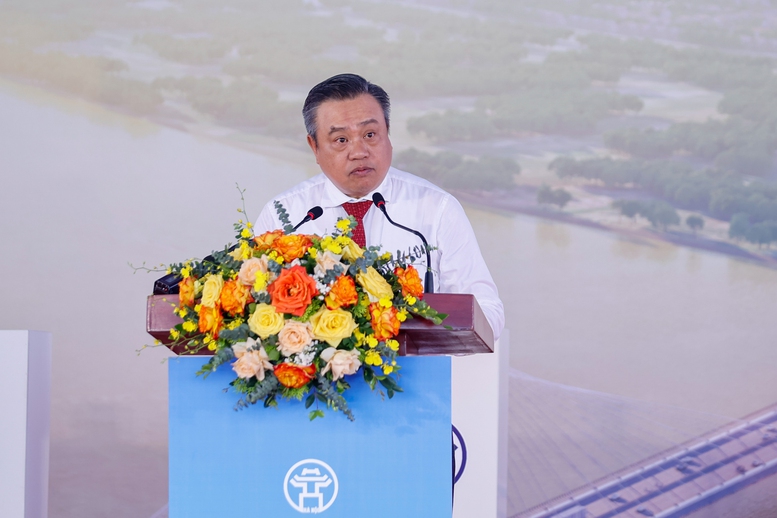 Thủ tướng phát lệnh khởi công cầu Tứ Liên (Hà Nội), yêu cầu hoàn thành trong 24 tháng- Ảnh 4.