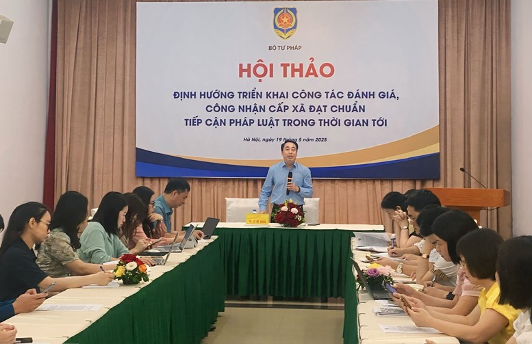Định hướng công tác đánh giá, công nhận cấp xã đạt chuẩn tiếp cận pháp luật - Ảnh 1.