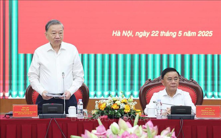 Tổng Bí thư Tô Lâm làm việc với Ủy ban Kiểm tra Trung ương
