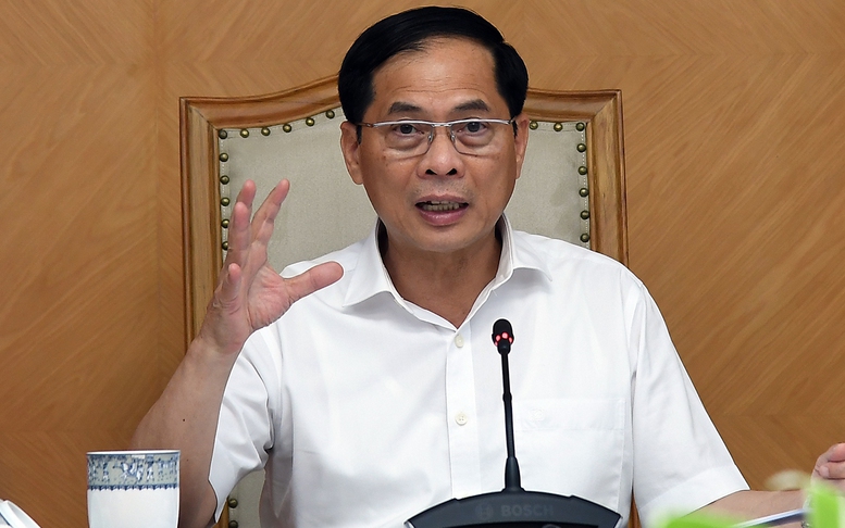Phó Thủ tướng Bùi Thanh Sơn chủ trì họp về phân cấp, phân quyền trong lĩnh vực đối ngoại