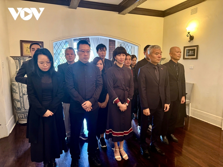 Đại sứ quán Việt Nam tại các nước tổ chức lễ viếng nguyên Chủ tịch nước Trần Đức Lương- Ảnh 11.