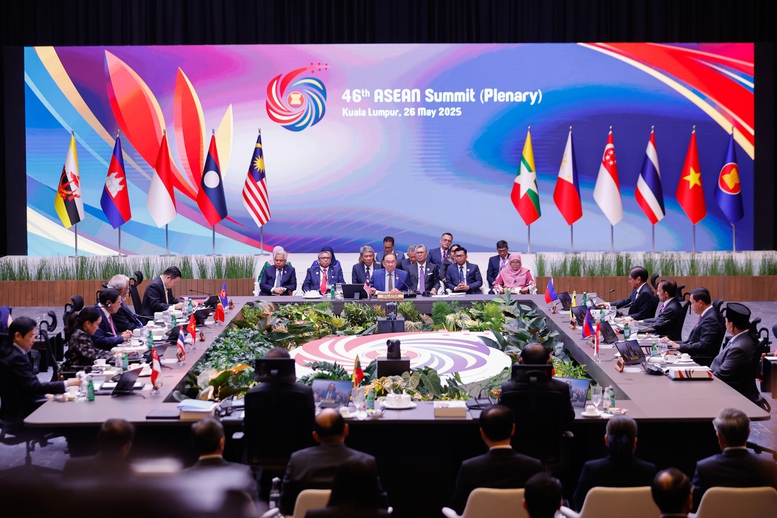 Thủ tướng Phạm Minh Chính bắt đầu các hoạt động tại Hội nghị Cấp cao ASEAN 46- Ảnh 4.