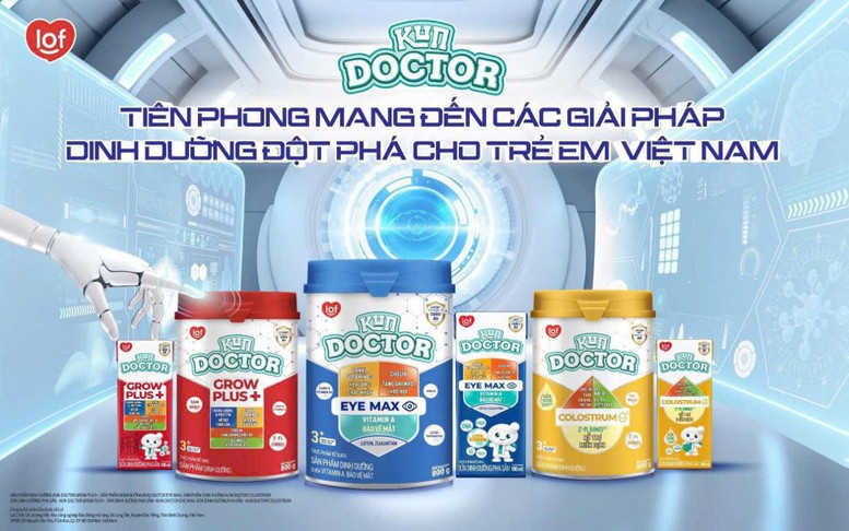 LOF 'bắt tay' đối tác New Zealand phát triển sản phẩm sữa công thức Kun Doctor