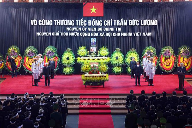Điện, thư chia buồn nguyên Chủ tịch nước Trần Đức Lương từ trần- Ảnh 1.