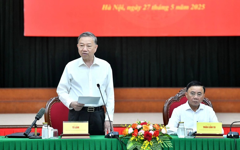 Tổng Bí thư Tô Lâm làm việc với Ban Tổ chức Trung ương