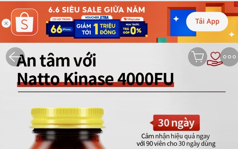 Yêu cầu Lazada và Shopee khẩn trương rà soát việc kinh doanh thực phẩm chức năng