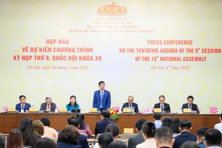 Kỳ họp thứ 9, Quốc hội khóa XV chính thức khai mạc vào sáng 5/5- Ảnh 1.