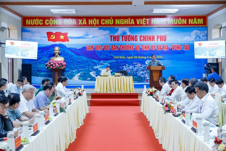 Thủ tướng làm việc với Ban Thường vụ Tỉnh ủy Bà Rịa-Vũng Tàu- Ảnh 2.