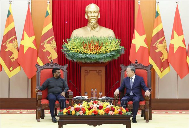 Tổng Bí thư Tô Lâm tiếp Tổng thống Sri Lanka- Ảnh 2.
