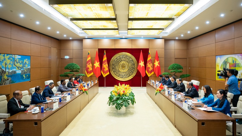 Chủ tịch Quốc hội Trần Thanh Mẫn hội kiến Tổng thống Sri Lanka- Ảnh 2.