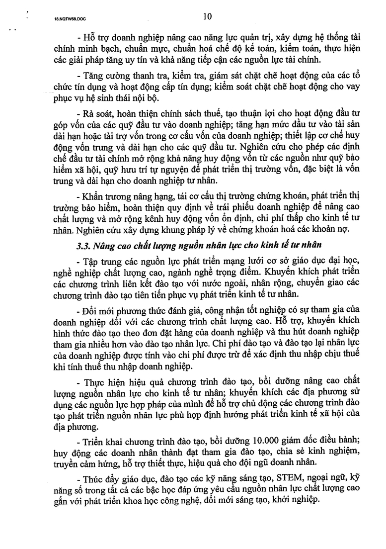 Toàn văn Nghị quyết số 68-NQ/TW về phát triển kinh tế tư nhân- Ảnh 10.