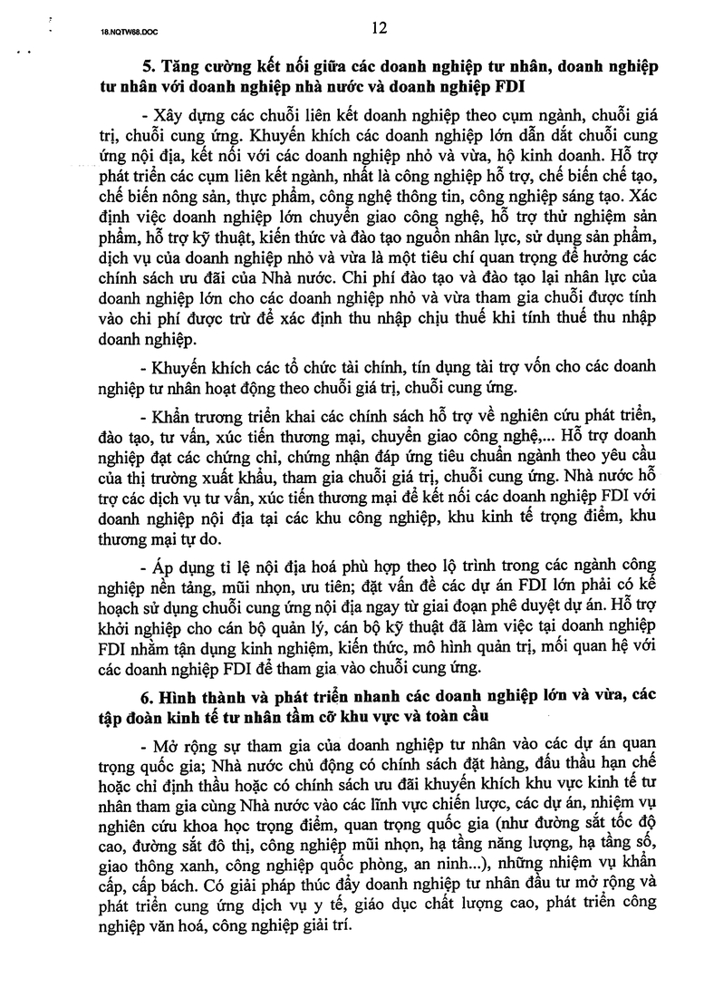 Toàn văn Nghị quyết số 68-NQ/TW về phát triển kinh tế tư nhân- Ảnh 12.