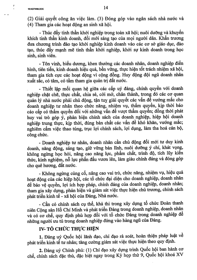 Toàn văn Nghị quyết số 68-NQ/TW về phát triển kinh tế tư nhân- Ảnh 14.