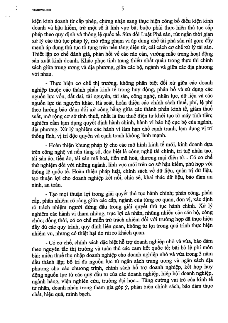 Toàn văn Nghị quyết số 68-NQ/TW về phát triển kinh tế tư nhân- Ảnh 5.