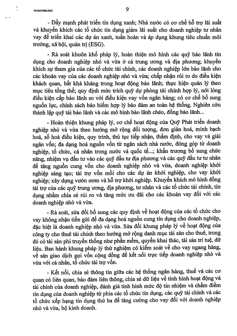 Toàn văn Nghị quyết số 68-NQ/TW về phát triển kinh tế tư nhân- Ảnh 9.