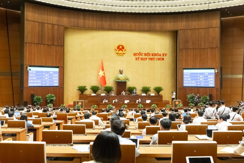 Quốc hội thông qua Nghị quyết về việc sửa đổi, bổ sung một số điều của Hiến pháp năm 2013- Ảnh 1.