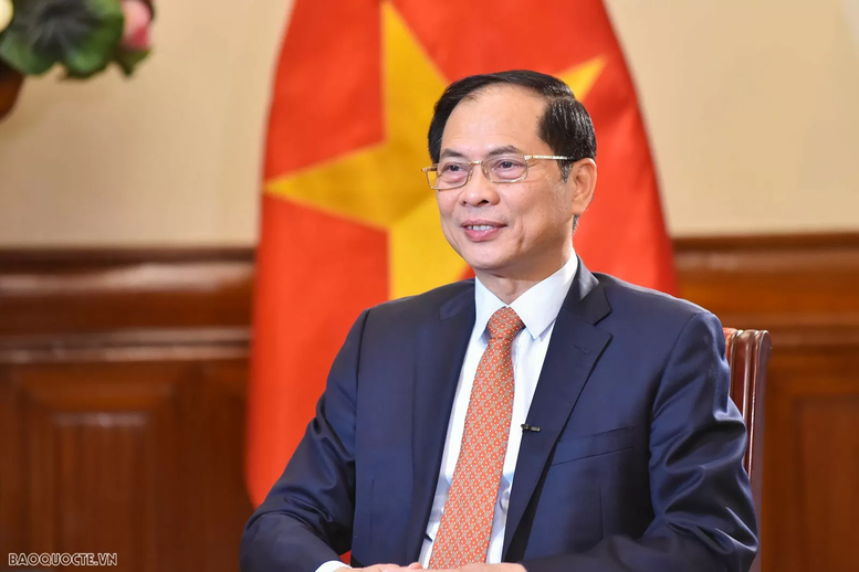 Phó Thủ tướng, Bộ trưởng Ngoại giao Bùi Thanh Sơn trả lời phỏng vấn báo chí Kazakhstan- Ảnh 1.