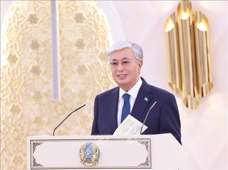 Tổng Bí thư Tô Lâm nhận Huân chương Hữu nghị Dostyk hạng nhất- Ảnh 4.