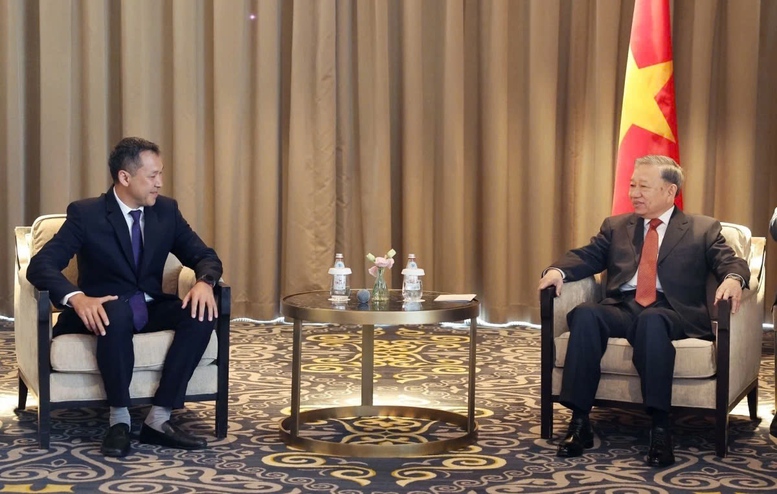 Tổng Bí thư Tô Lâm tiếp lãnh đạo một số doanh nghiệp lớn của Kazakhstan- Ảnh 1.