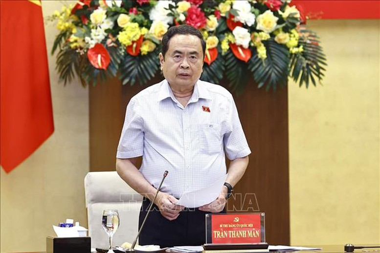 Chủ tịch Quốc hội chủ trì phiên họp thứ nhất Tiểu ban Văn kiện Đại hội đại biểu Đảng bộ Quốc hội- Ảnh 2.