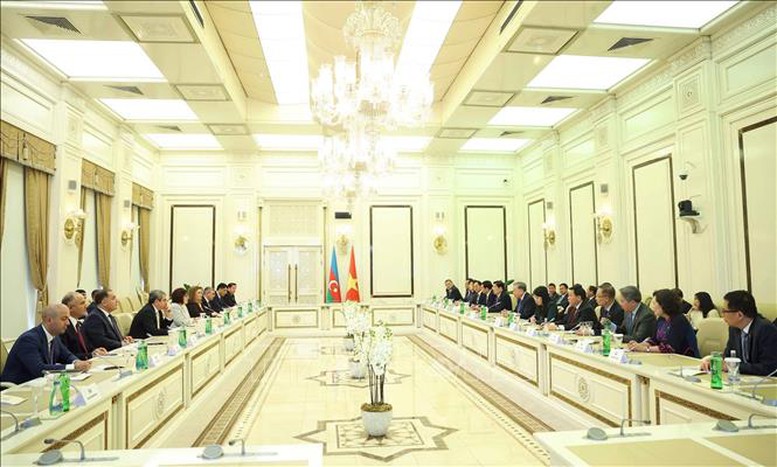 Tổng Bí thư Tô Lâm hội kiến Chủ tịch Quốc hội Azerbaijan- Ảnh 2.