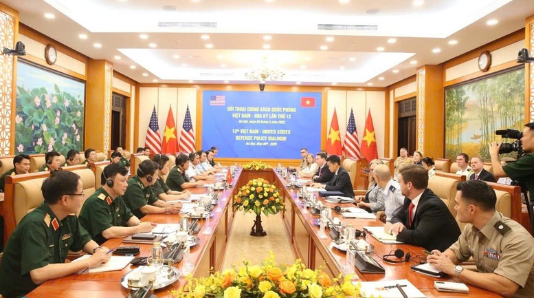 Việt Nam-Hoa Kỳ ký biên bản Đối thoại chính sách quốc phòng lần thứ 13- Ảnh 1.