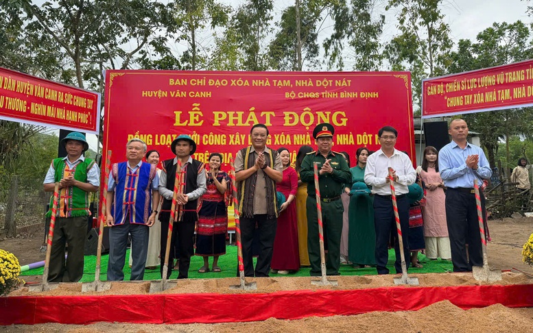 Bình Định hoàn thành xóa nhà tạm, nhà dột nát trong tháng 5