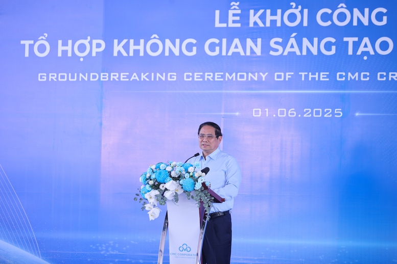 Thủ tướng Phạm Minh Chính dự khởi công Tổ hợp không gian sáng tạo CMC- Ảnh 3.