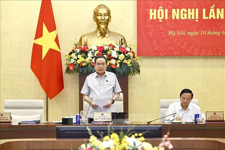 Chủ tịch Quốc hội Trần Thanh Mẫn chủ trì Hội nghị Ban Chấp hành Đảng bộ Quốc hội- Ảnh 2.