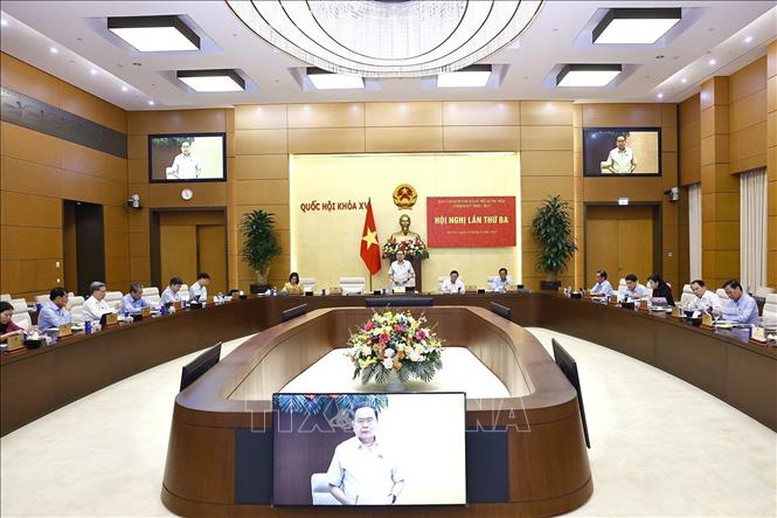 Chủ tịch Quốc hội Trần Thanh Mẫn chủ trì Hội nghị Ban Chấp hành Đảng bộ Quốc hội- Ảnh 1.
