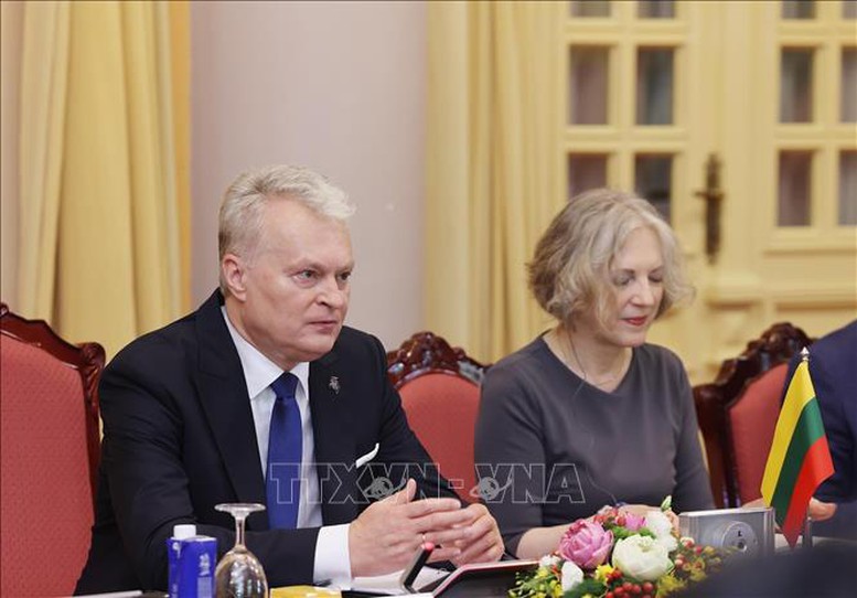 Chủ tịch nước Lương Cường hội đàm với Tổng thống Lithuania Gitanas Nauseda- Ảnh 4.
