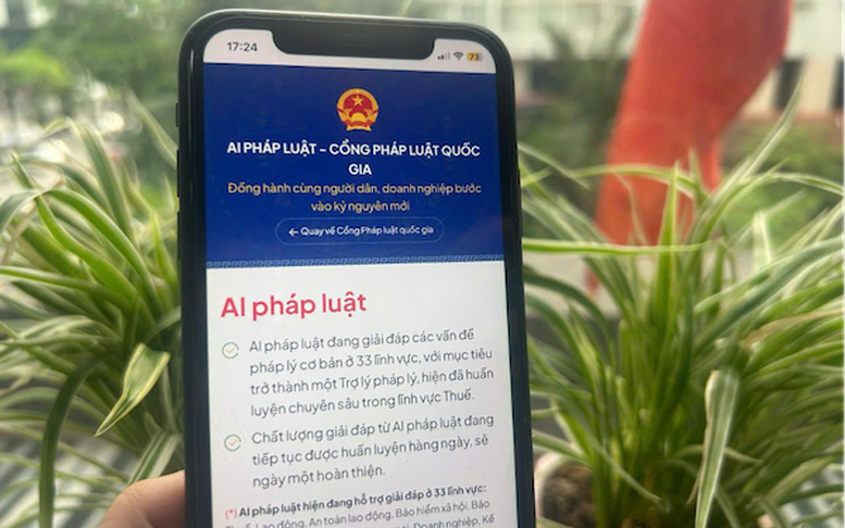 AI pháp luật đạt nhiều con số ấn tượng sau hơn 10 ngày ra mắt