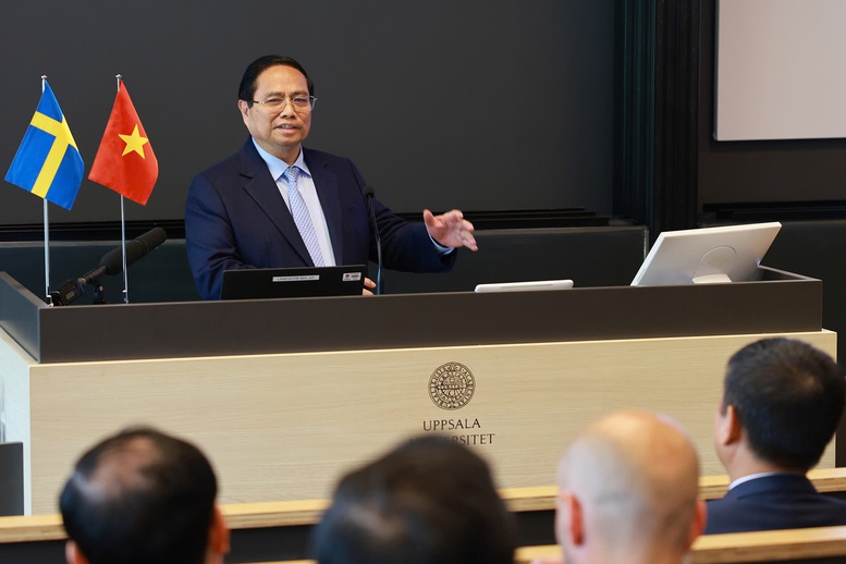 Thủ tướng thăm đại học lâu đời nhất Thụy Điển, cổ vũ khát vọng người Việt Nam đạt giải Nobel- Ảnh 3.